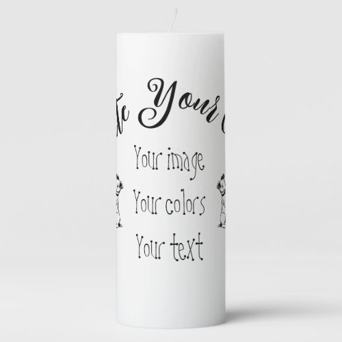 Create Your Own Personalized Pillar Candle