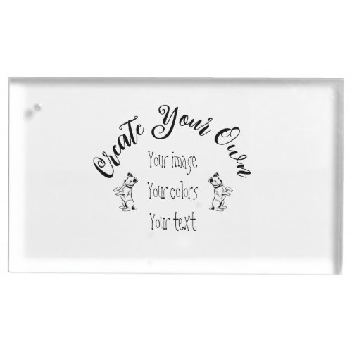 Create Your Own Personalized Place Card Holder