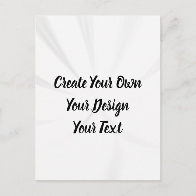 Create Your Own Personalized Postcard (Front)