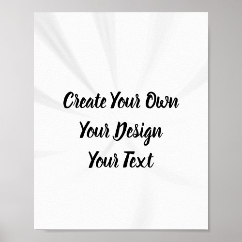 Create Your Own Personalized Poster