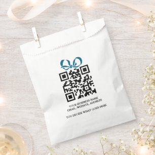 Create Your Own Personalized QR Code Business Favor Bag