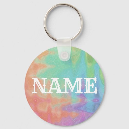 Create Your Own Personalized Rainbow Name Keychain