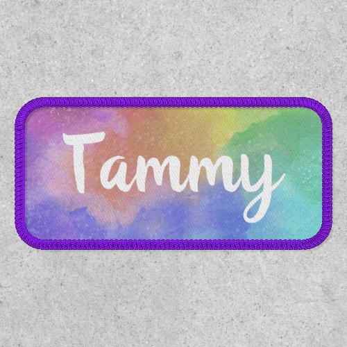 Create Your Own Personalized Rainbow Name  Patch 