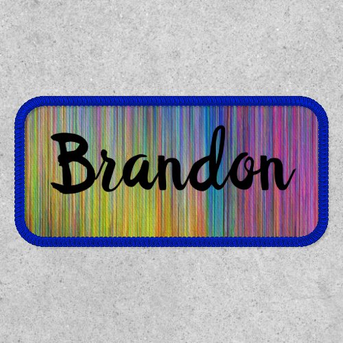 Create Your Own Personalized Rainbow Name  Patch 