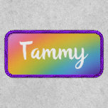Create Your Own Personalized Rainbow Name  Patch at Zazzle