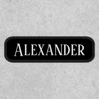 Create Your Own Personalized Rectangular Patch