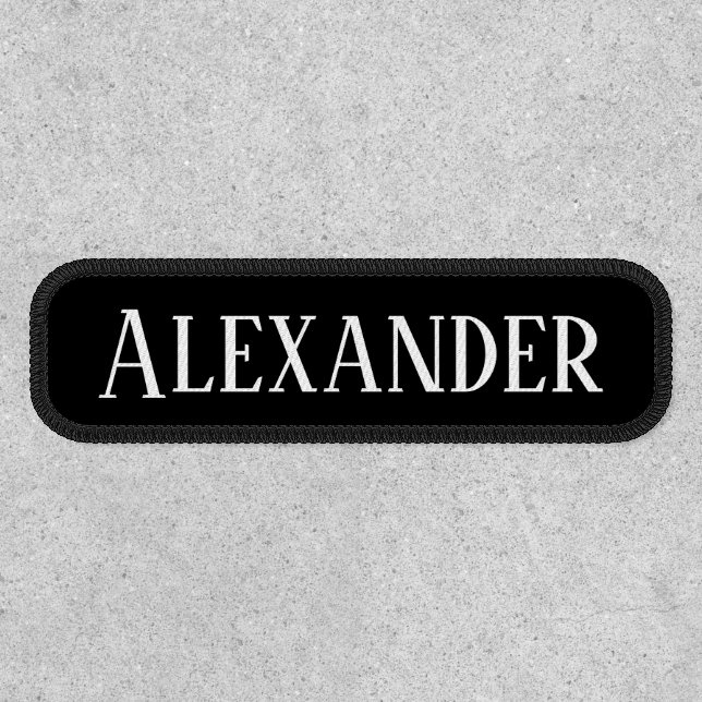 Create Your Own Personalized Rectangular Patch (Front)