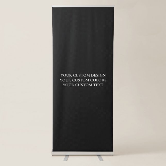 Create Your Own Personalized Retractable Banner (Front)