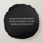 Create Your Own Personalized Round Pillow at Zazzle