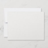 Blank Card  3 1/2 x 5 RSVP Insert - Cards & Pockets