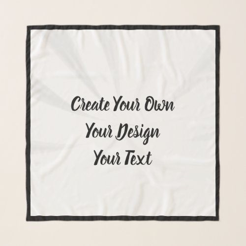 Create Your Own Personalized Scarf
