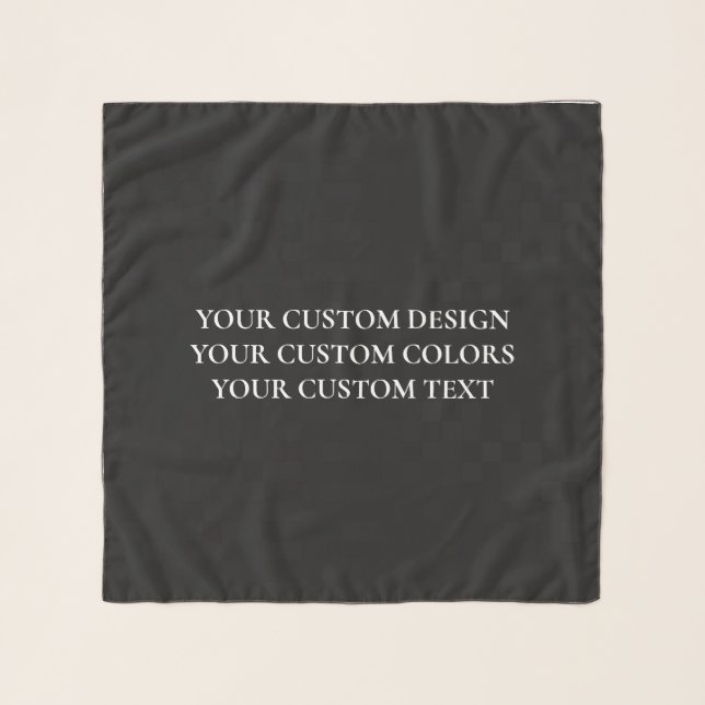 Create Your Own Personalized Scarf (Front)