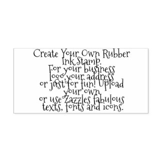 Create Your Own Personalized Self-inking Stamp