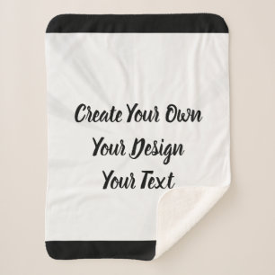 Create Your Own Personalized Sherpa Blanket
