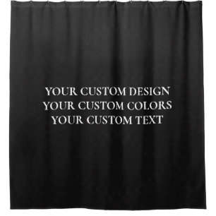 Create Your Own Personalized Shower Curtain