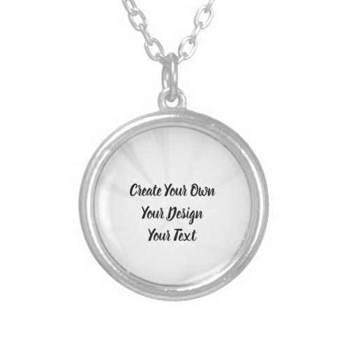 Create Your Own Personalized Silver Plated Necklace