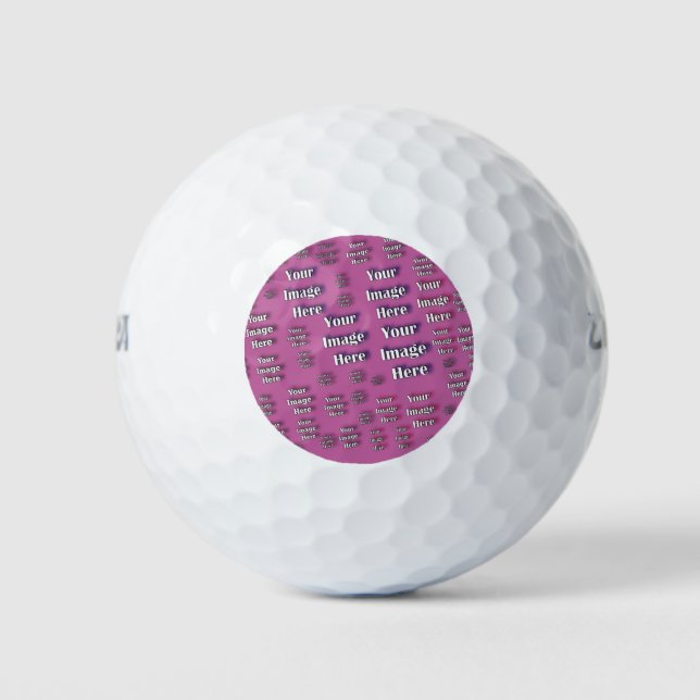⛳ Create Your Own Personalized Sports Gift Golf Balls (Front)