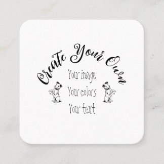 Create Your Own Personalized Square Business Card