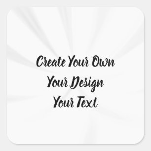Create Your Own Personalized Square Sticker