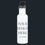 Create Your Own Personalized Stainless Steel Water Bottle<br><div class="desc">This product is ready to be customized to your exact needs! Simply change the photo with your own design, logo or photo. You can even go further and add more! Zazzle's design tool is incredibly easy to use. Simply click "Personalize this Template" and "Edit With Design Tool" to make your...</div>