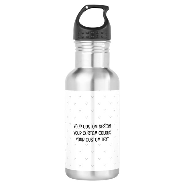 Create Your Own Personalized Stainless Steel Water Bottle (Front)