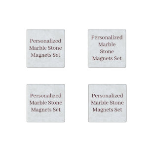 Create Your Own Personalized Stone Magnet Set