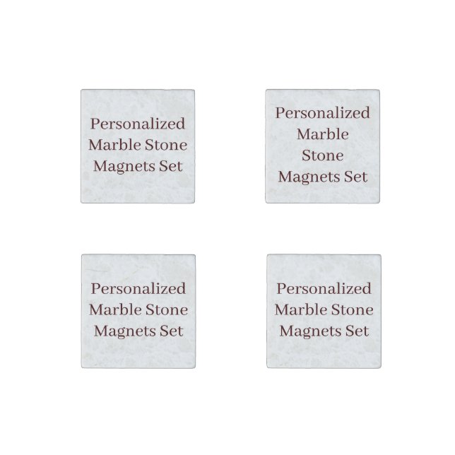 Create Your Own Personalized Stone Magnet Set (Front)