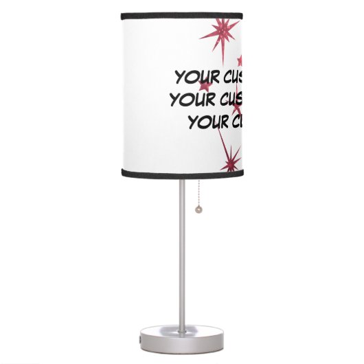 Create Your Own Personalized Table Lamp (Left)