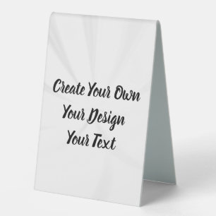 Create Your Own Personalized Table Tent