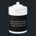 Create Your Own Personalized Teapot<br><div class="desc">Customize this product by adding your own images and text and choosing your favorite fonts and colors. Visit Aviary Art on Zazzle to view our entire collection of easy to personalize,  high quality products!</div>