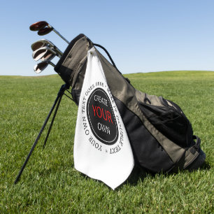 Create Your Own - Personalized Template / Custom Golf Towel