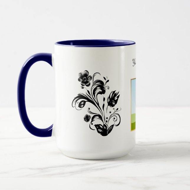Create Your Own personalized Template Text  Mug (Left)