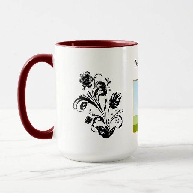Create Your Own personalized Template Text  Mug (Left)