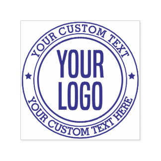 Create Your Own Personalized Text Logo Self-inking Stamp