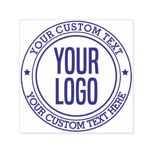 Create Your Own Personalized Text Logo Self_inking Stamp