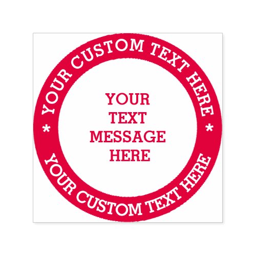 Create Your Own Personalized Text Message Self_inking Stamp