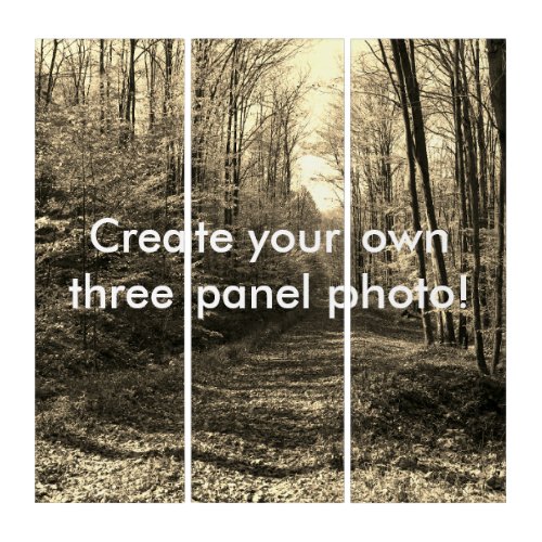 Create Your Own Personalized Three Panel Photo