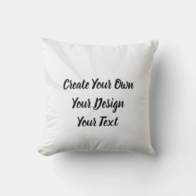 Create Your Own Personalized Throw Pillow (Front)