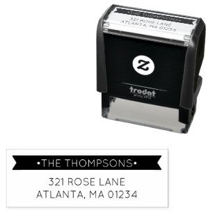Create Your Own Personalized Unique Return Address Self-inking Stamp