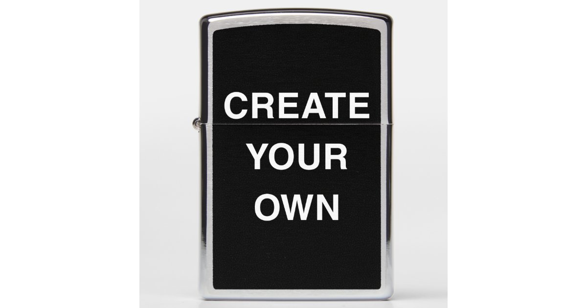 Create Your Personalized (Very Easy) Zippo Lighter | Zazzle