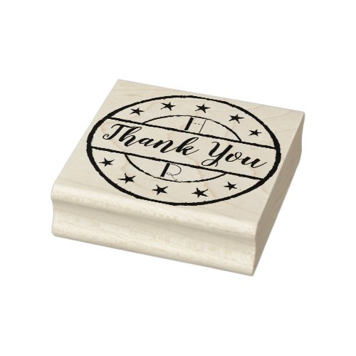 Create Your Own Personalized Wedding Thank You Rubber Stamp