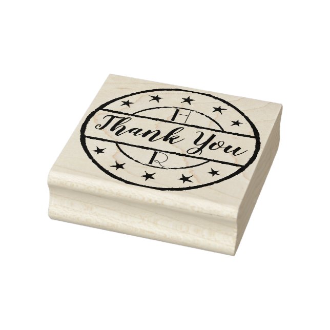 Create Your Own Personalized Wedding Thank You Rubber Stamp (Stamp)