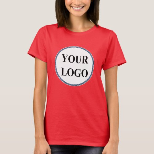 Create Your Own Personalized Women Gifts LOGO T_Shirt
