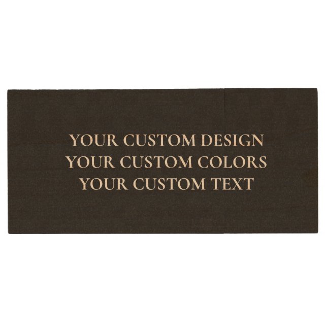 Create Your Own Personalized Wood Flash Drive (Front)