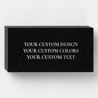 Create Your Own Personalized Wooden Box Sign