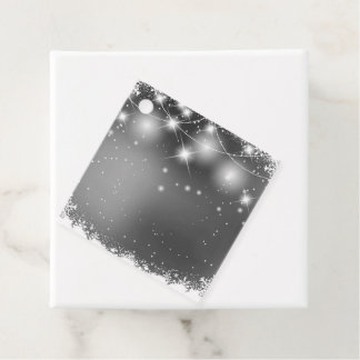 Create Your Own Personalized Xmas Lights Snowflake Favor Tags