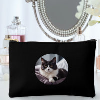 Create Your Own Pet Cat Photo Travel Elegant Black