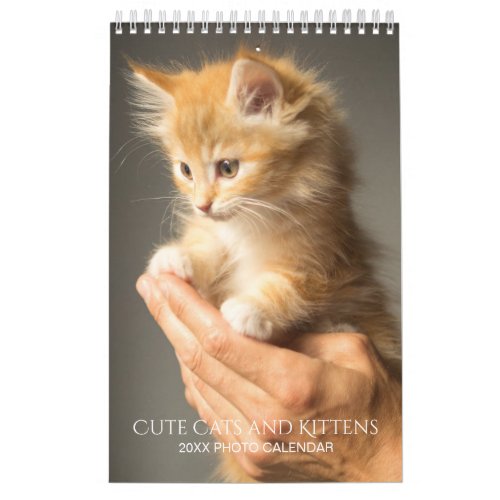 Create Your Own Pet Cat Photos 2024 Small Calendar