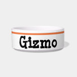 Create Your Own Pet Dish<br><div class="desc">Customize Me get Creative! great gift idea of your pets or pet friend.
Change the color of stripe or delete it.
Change the name and or edit the color and or font.
Have Fun!</div>