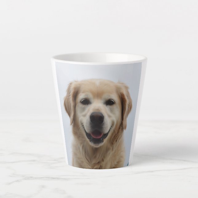 Create your own Pet Dog Cat Photo Latte Mug (Front)